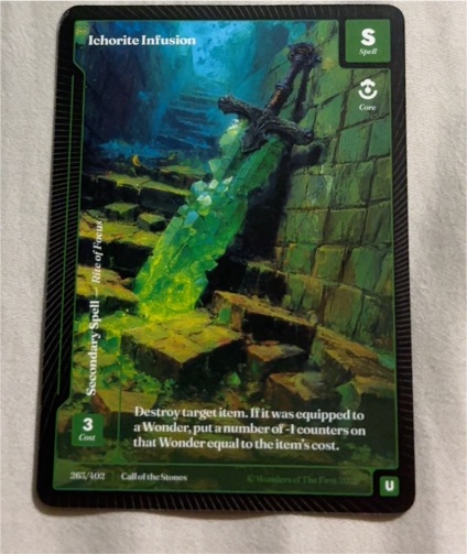 2025 Wonders of the First #263 Ichorite Infusion — front