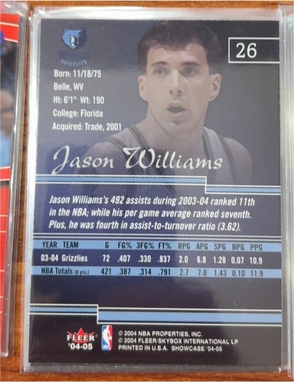 2003-04 Fleer #26 Jason Williams — front