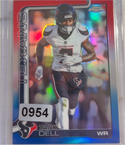 2025 Topps Chrome #123 Tank Dell — front
