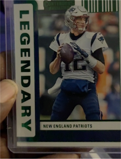 2022 Panini Contenders Legendary #LGD-TBR Tom Brady — front