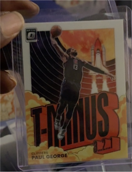 2021-22 Panini Donruss Optic #9 Paul George T-Minus — front