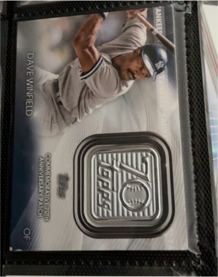 2021 Topps Update #T70P-DW Dave Winfield — front