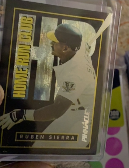 1993 Pinnacle Home Run Club #46 Ruben Sierra — front