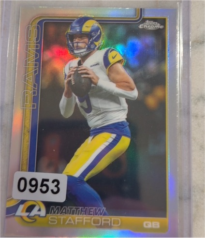 2025 Topps Chrome #169 Matthew Stafford — front