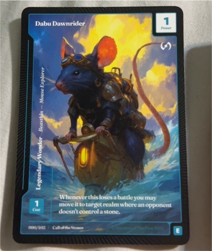 Call of the Stones #090 Dabu Dawnrider — front
