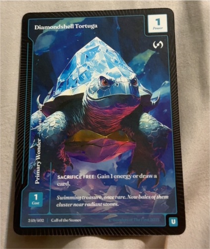 2025 Call of the Stones #249 Diamondshell Tortuga — front