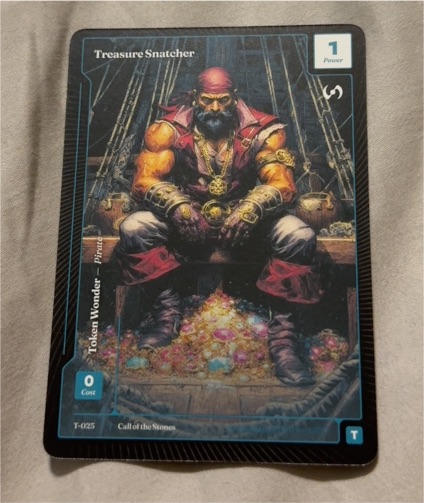 Wonders of the First #T-025 Treasure Snatcher — front