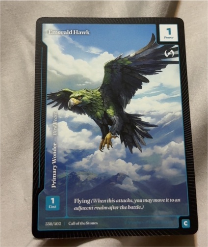 Call of the Stones #350 Emerald Hawk — front