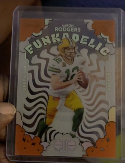 2022 Panini Illusions #F-1 Aaron Rodgers Funkadelic — front