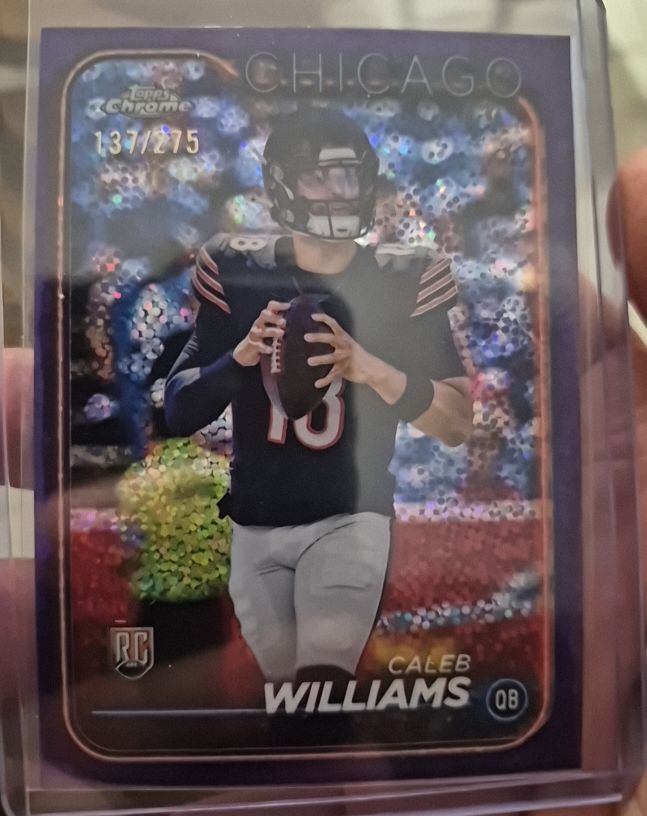 2024 Topps Chrome #202 Caleb Williams — front