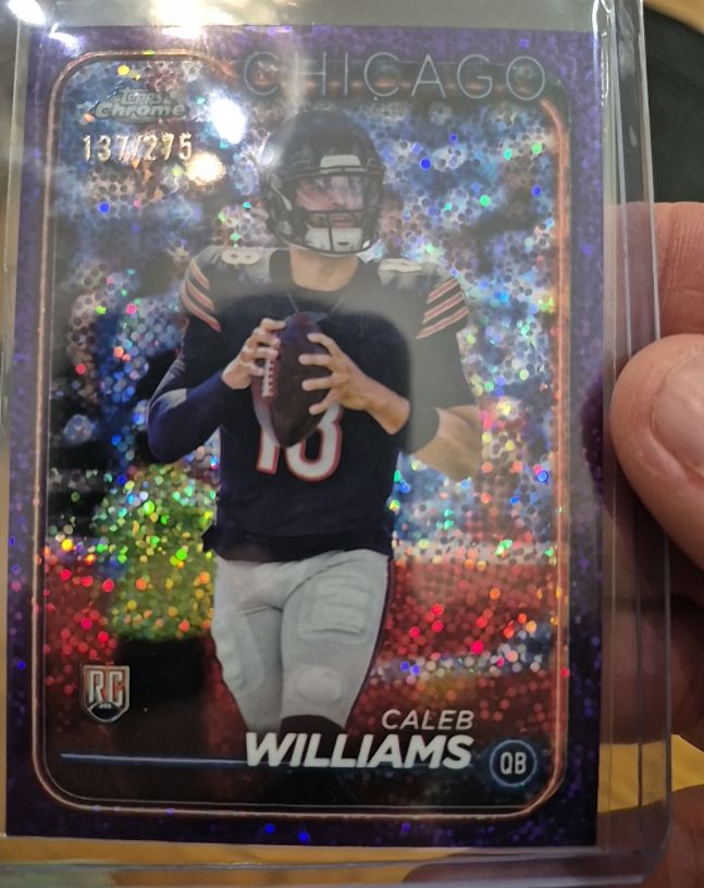 2024 Topps Chrome #202 Caleb Williams — front