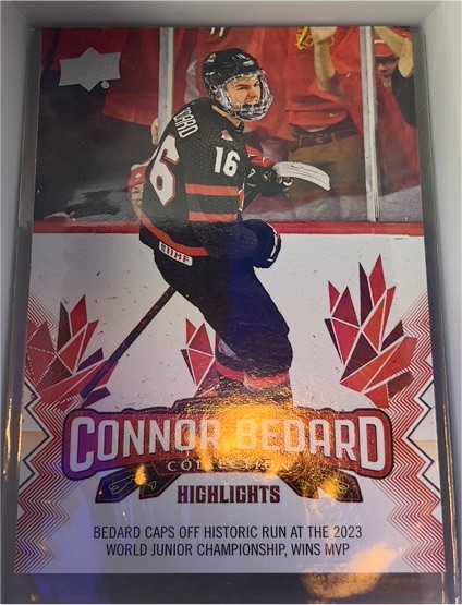 2023-24 Upper Deck Connor Bedard Collection Highlights #3 Connor Bedard — front