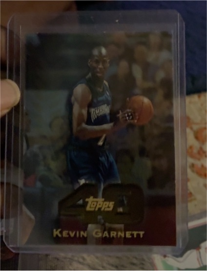 1997-98 Topps Chrome Topps 40 #T40-11 Kevin Garnett — front