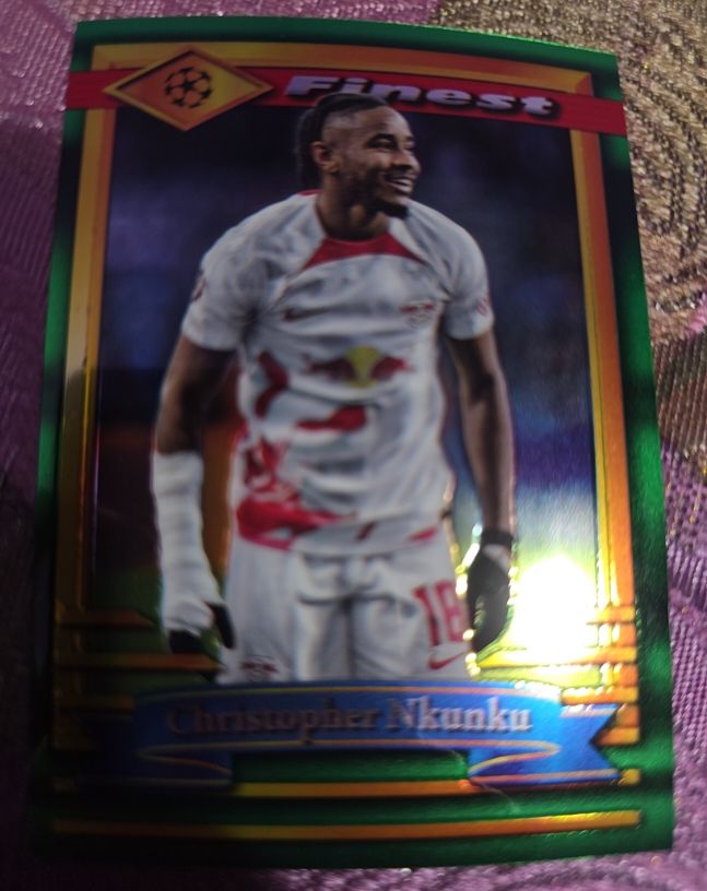 2022-23 Topps Finest Flashbacks UEFA Club Competitions #57 Christopher Nkunku — front