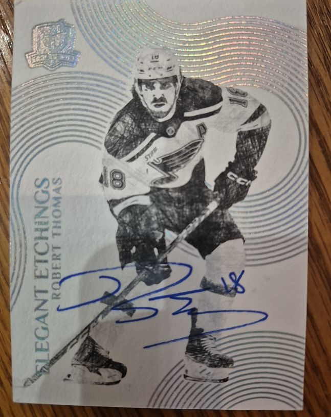 2024-25 Upper Deck The Cup Elegant Etchings #EL-RT Robert Thomas — front