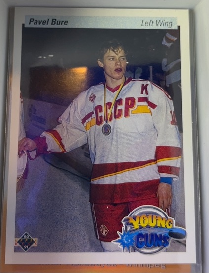 1990-91 Upper Deck #526 Pavel Bure Young Guns — front