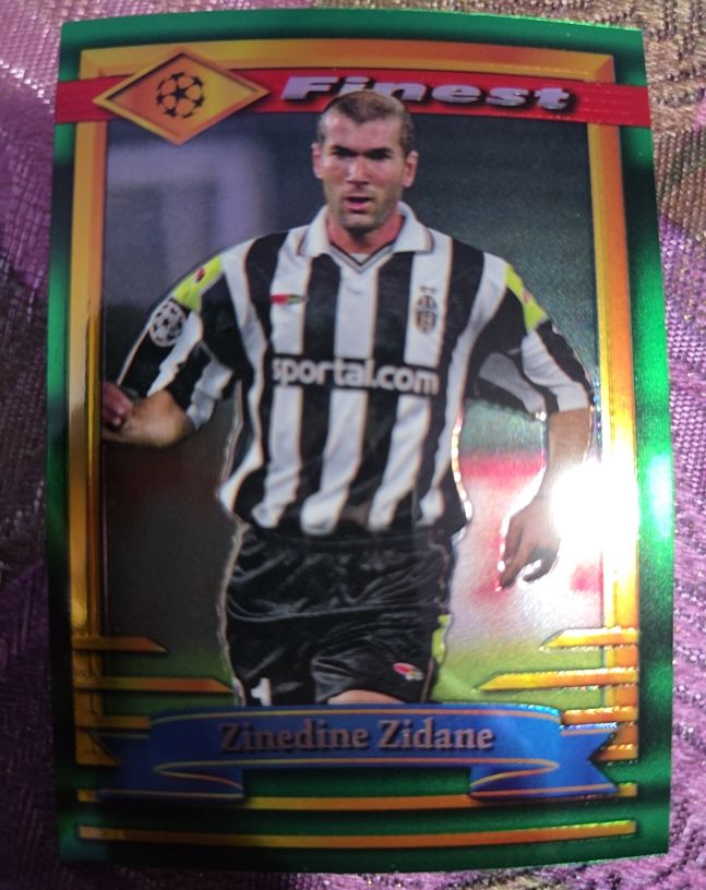 2023 Topps Finest #60 Zinedine Zidane Juventus — front
