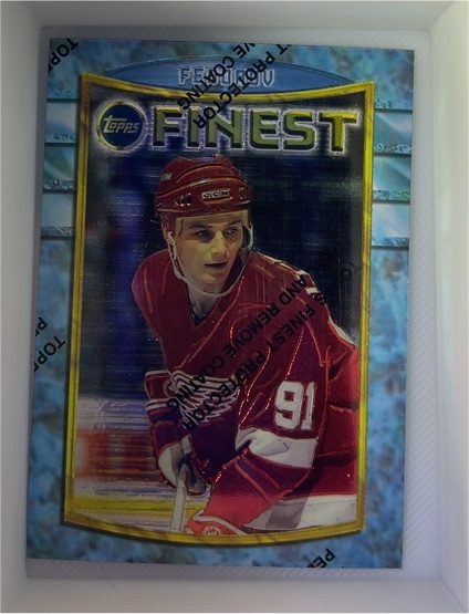 1994-95 Topps Finest #65 Sergei Fedorov — front