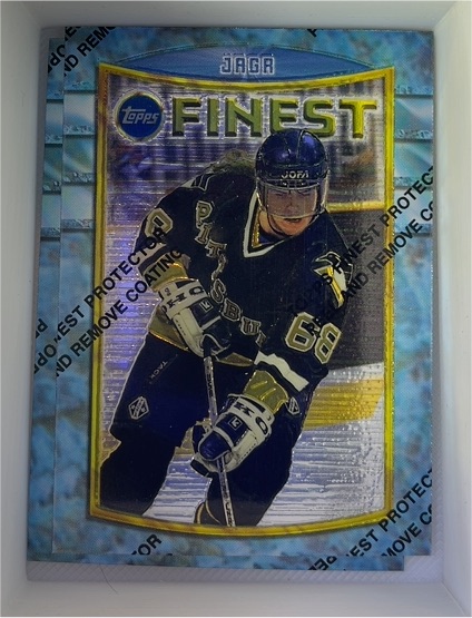 1994-95 Topps Finest #33 Jaromir Jagr — front