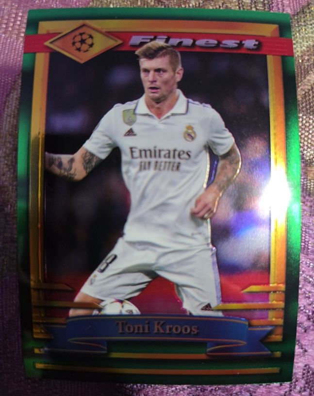 2022-23 Topps Finest Flashbacks UEFA Club Competitions #53 Toni Kroos — front