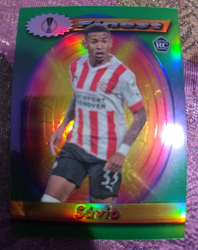 2022-23 Topps Finest Flashbacks UEFA Europa League #116 Sávio — front
