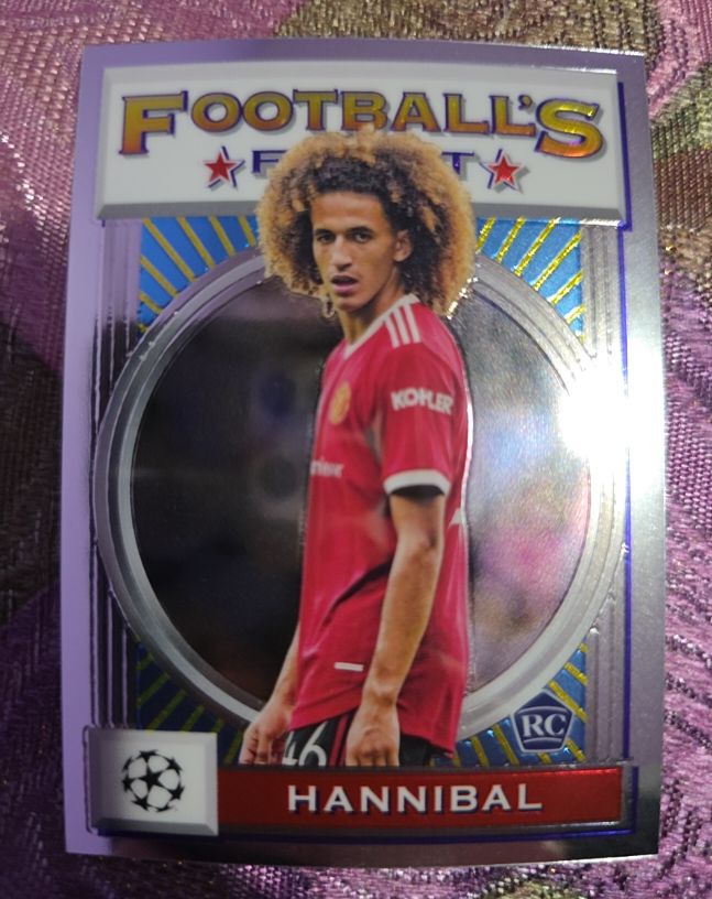 2021-22 Topps Finest Flashbacks UEFA Champions League #168 Hannibal Mejbri — front