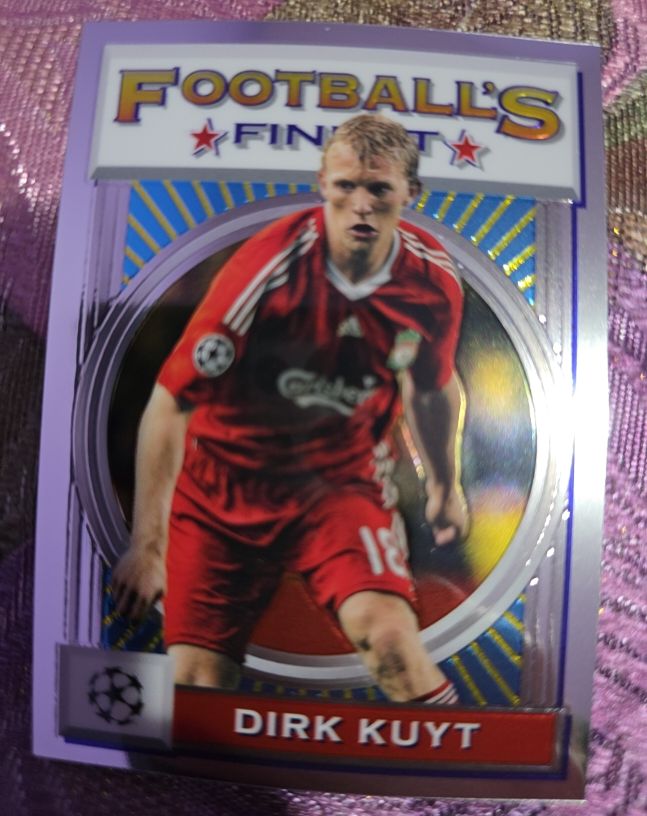 2021-22 Topps Finest Flashbacks UEFA Champions League #83 Dirk Kuyt — front