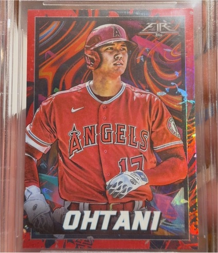 2022 Topps Fire #35 Shohei Ohtani — front