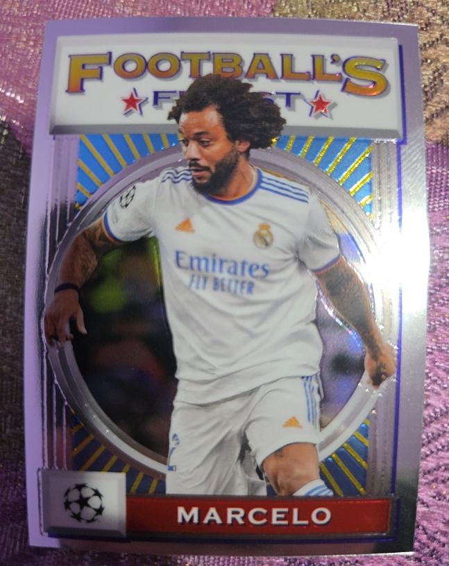 2021-22 Topps Finest Flashbacks UEFA Champions League #92 Marcelo — front