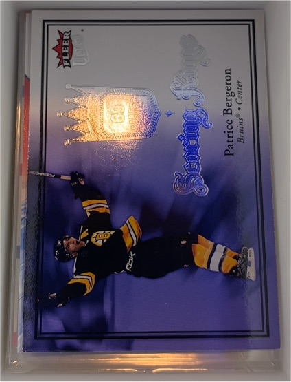 2007-08 Fleer Ultra Scoring Kings #SK11 Patrice Bergeron — front