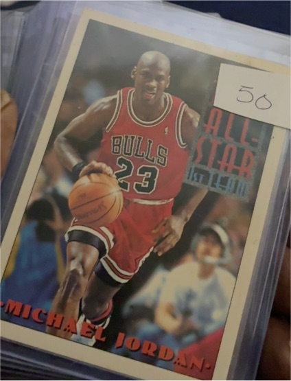 1993-94 Topps #101 Michael Jordan All Star 1st Team Chicago Bulls — front