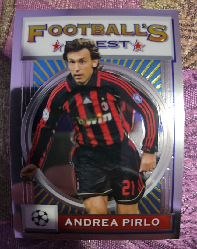 2021-22 Topps Finest Flashbacks UEFA Champions League #122 Andrea Pirlo — front