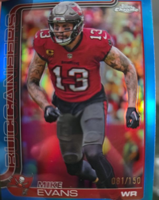 2025 Topps Chrome #282 Mike Evans — front