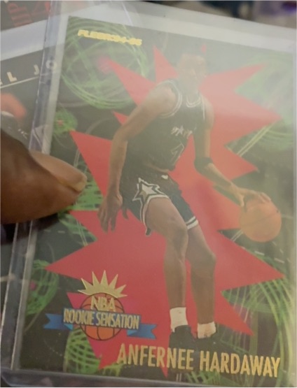 1994-95 Fleer #9 Anfernee Hardaway Rookie Sensation — front