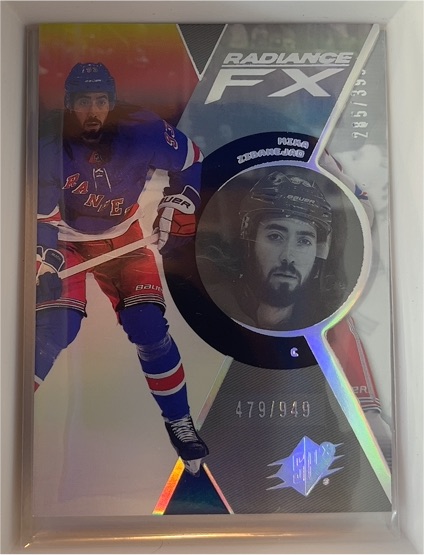 2023-24 Upper Deck SPx Radiance F/X #RFX-43 Mika Zibanejad — front