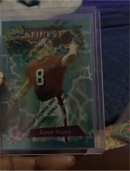 1995 Topps Finest #200 Steve Young — front