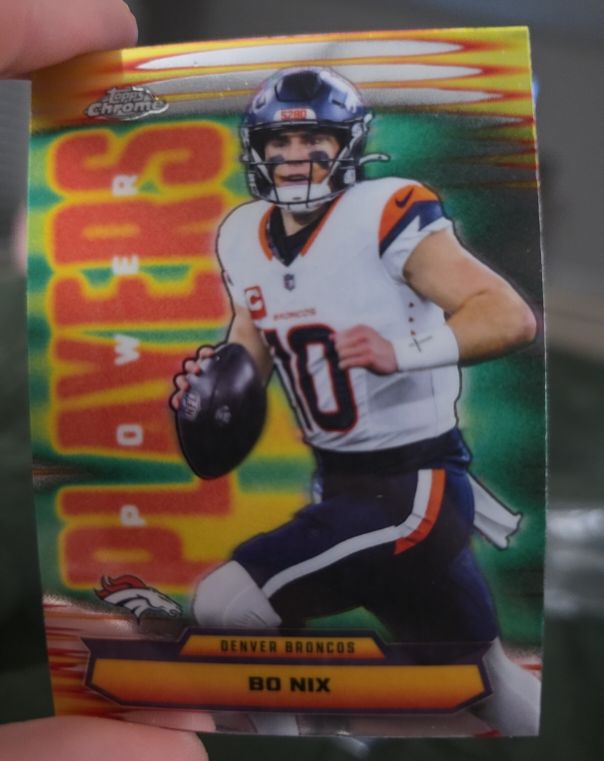 2025 Topps Chrome #PP-9 Bo Nix — front