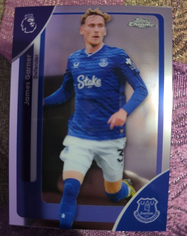 2025-26 Topps Chrome Premier League #86 James Garner — front