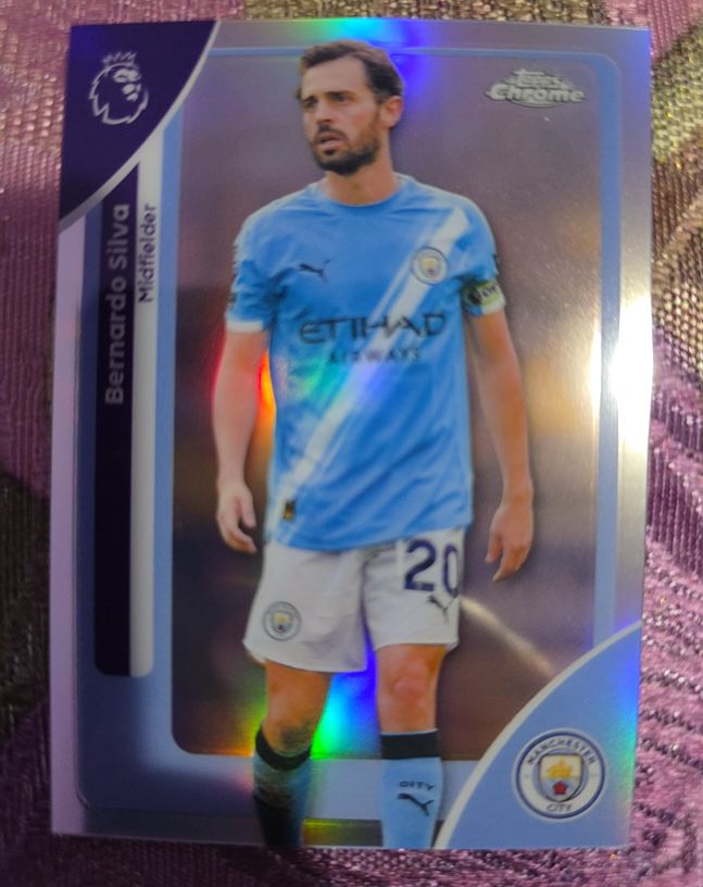 2025-26 Topps Chrome Premier League #123 Bernardo Silva — front