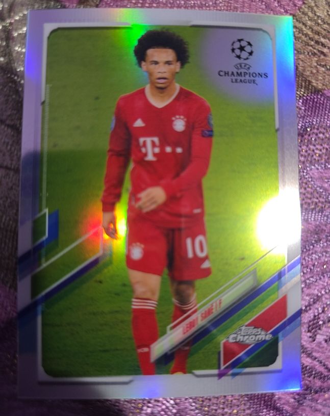 2020-21 Topps Chrome UEFA Champions League #62 Leroy Sane — front