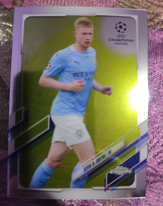 2020-21 Topps Chrome UEFA Champions League #18 Kevin De Bruyne — front