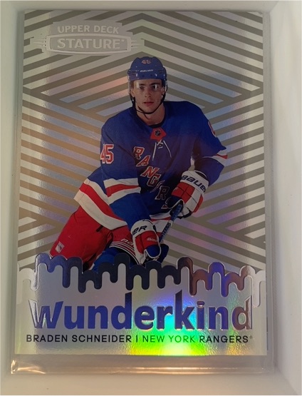 2022-23 Upper Deck Stature #W-19 Braden Schneider — front