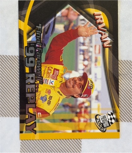 2000 Press Pass Final Farewell 99 Replay #43 Ernie Irvan — front