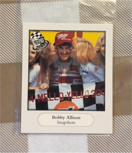 2003 Press Pass Snapshots #SS28 Bobby Allison — front