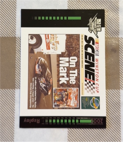 2003 Wheels High Gear NASCAR Winston Cup Scene #60 Mark Martin — front