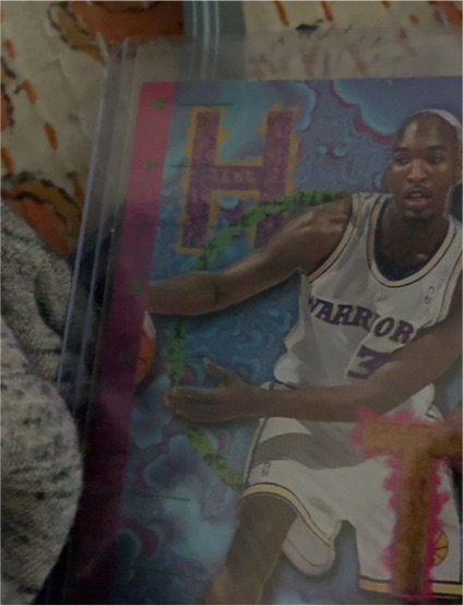 1994-95 Fleer Sharp Shooter #10 Latrell Sprewell — front