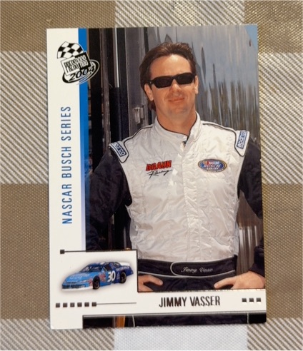 2004 Press Pass NASCAR Busch Series #46 Jimmy Vasser — front