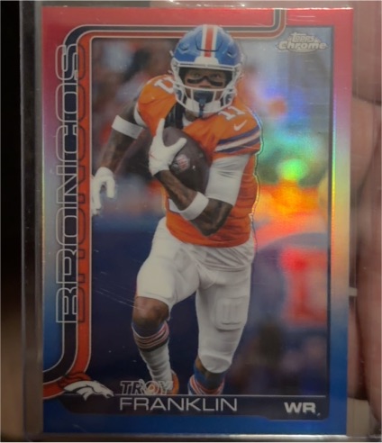 2025 Topps Chrome #91 Troy Franklin — front