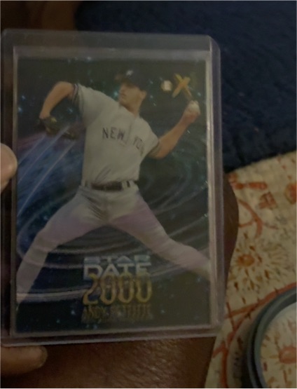 1997 SkyBox E-X2000 Star Date 2000 #3 Andy Pettitte — front