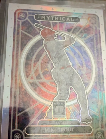 2022 Panini Donruss Optic Mythical #MTH-6 Mike Trout — front